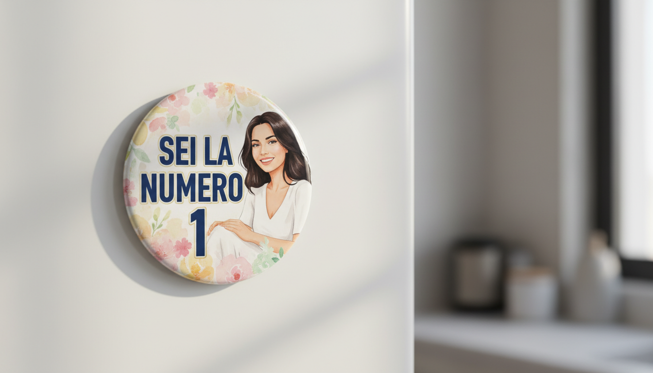 Magnete Personalizzato – Foto o Frase | Idea Regalo Sotto i 25€