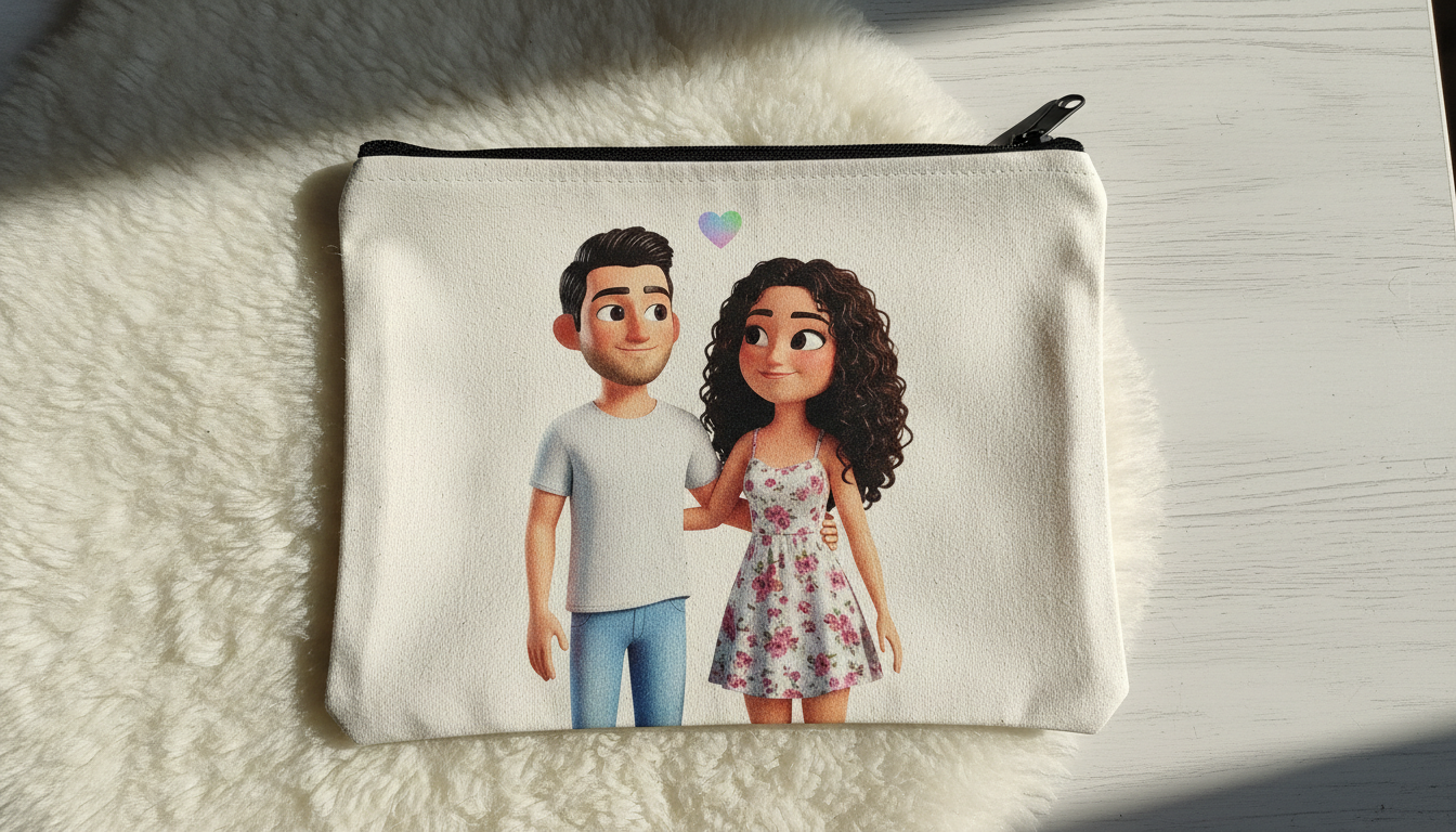 Pochette Personalizzata con Ritratto Pixar 3D da Foto