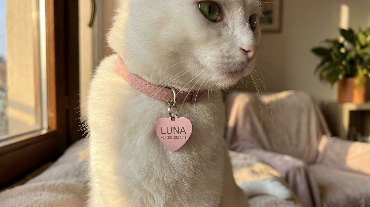 🐾Medaglietta Personalizzata per Cani e Animali – Alluminio Inciso