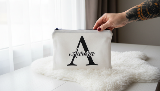 Pochette Personalizzata con Iniziale e Nome Integrato