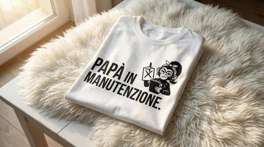Maglietta Papà Ironica Personalizzata | T-shirt Divertente con Ritma | Regalo Festa del Papà