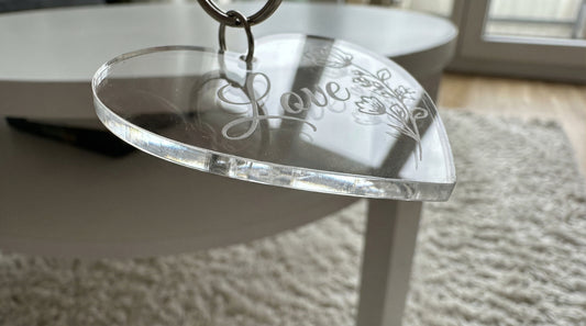 Portachiavi Plexiglass Inciso Personalizzato