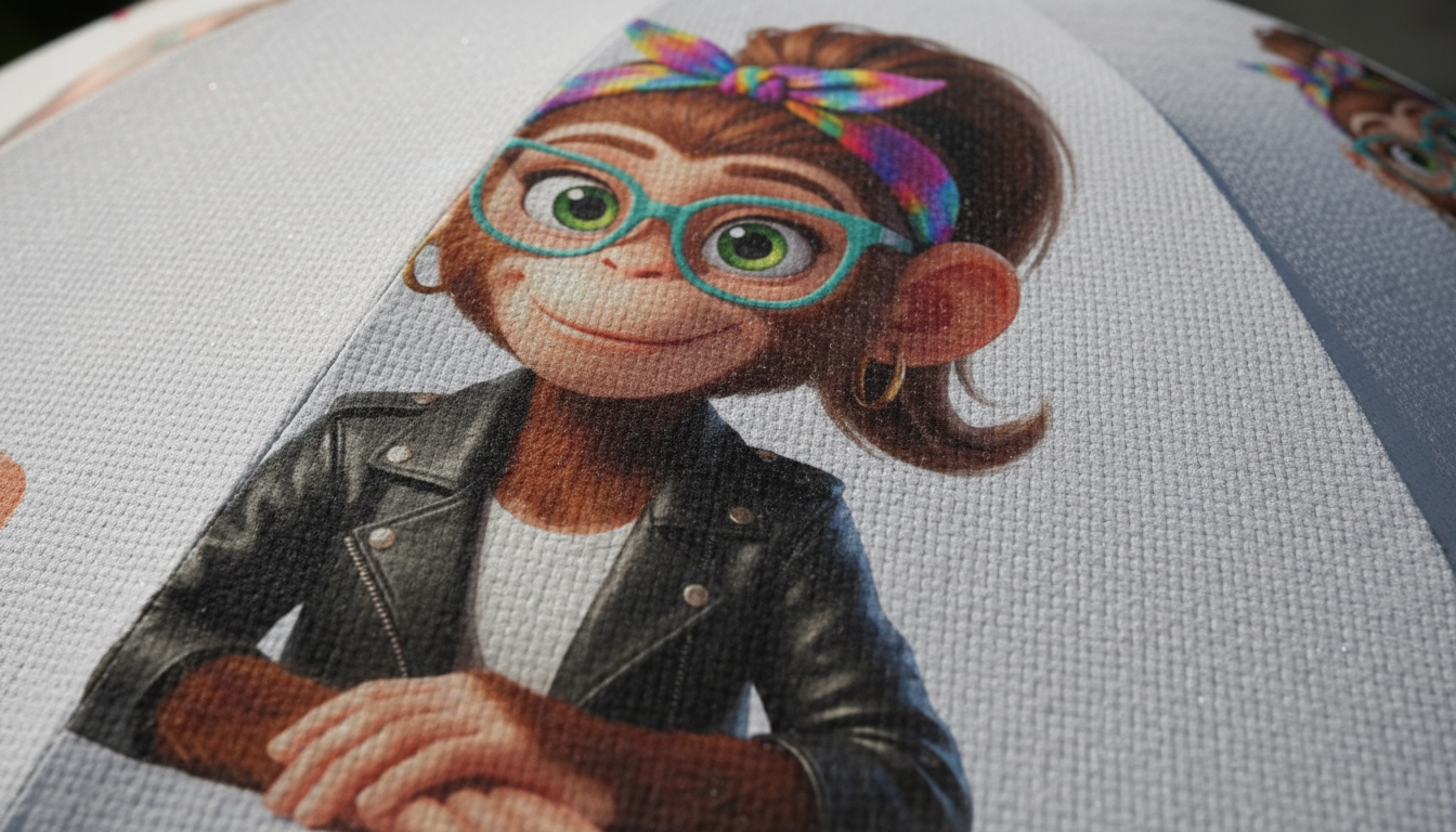 Coppia Parasole Auto Personalizzati con Ritma – Illustrazione su Foto