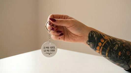 Portachiavi Personalizzato in MDF – Tondo, Quadrato o Cuore | Nome, Frase o Foto