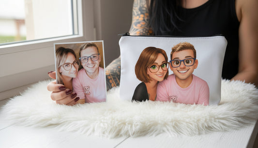 Pochette Personalizzata con Ritratto Pixar 3D da Foto