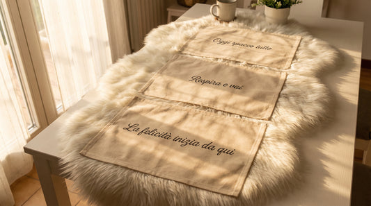 Set Colazione con Tovagliette Coordinate (2 pezzi)