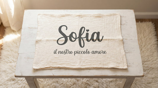 Swaddle personalizzata – il primo abbraccio