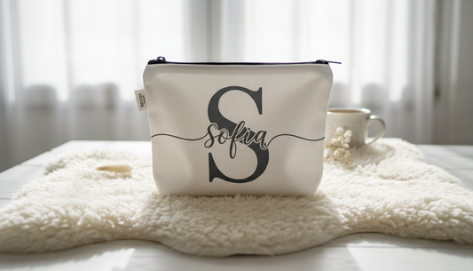 Pochette Personalizzata con Iniziale e Nome Integrato