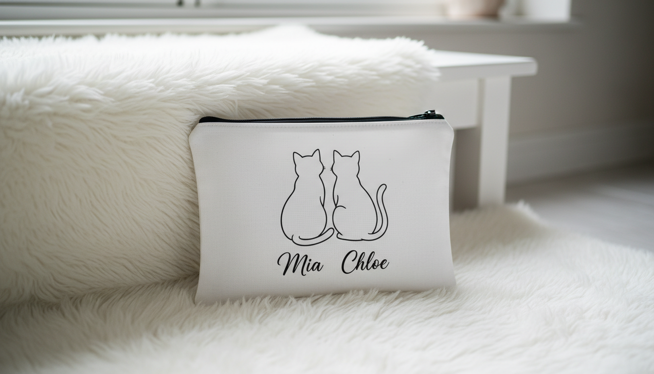 Pochette Personalizzata Line Art con Nome