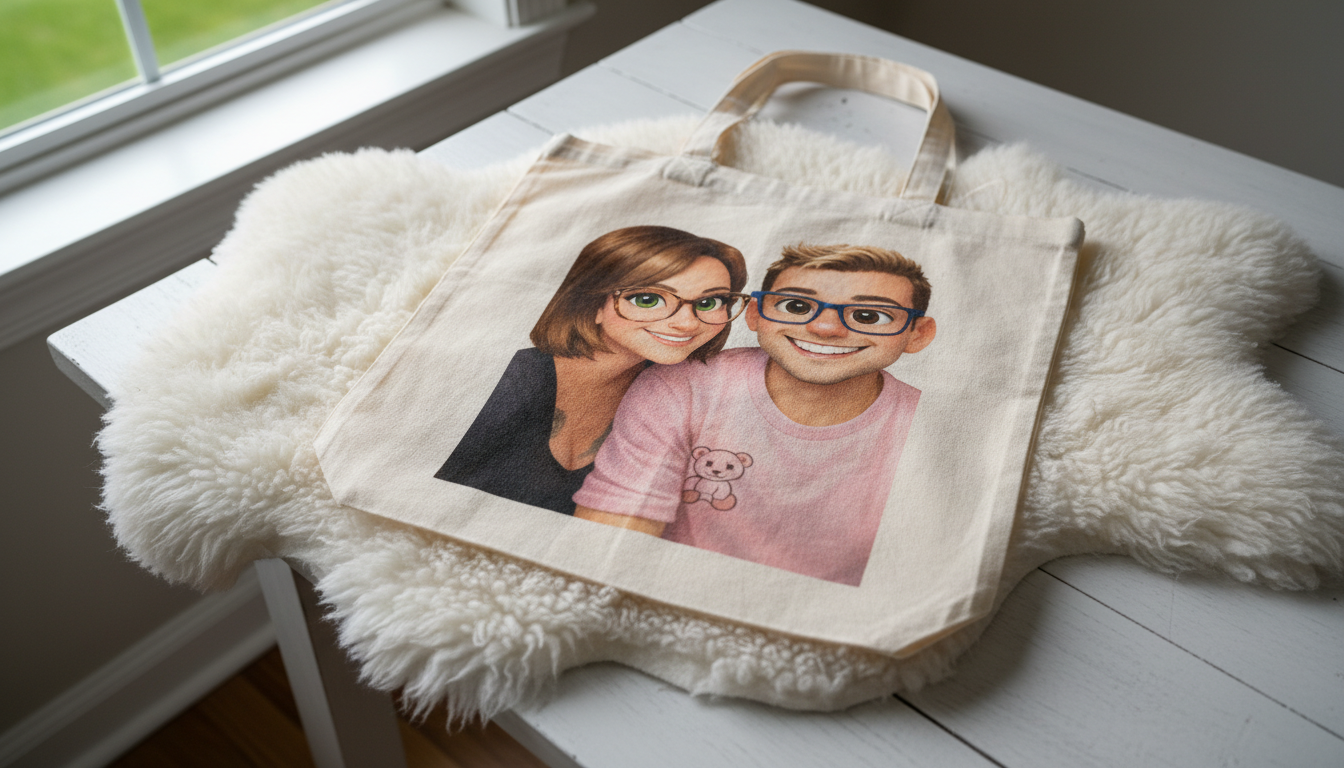 Tote Bag Personalizzata Pixar da Foto