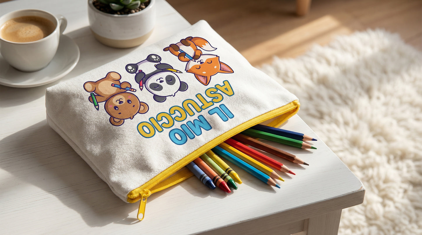 ✏️ Astuccio Personalizzato con Illustrazione