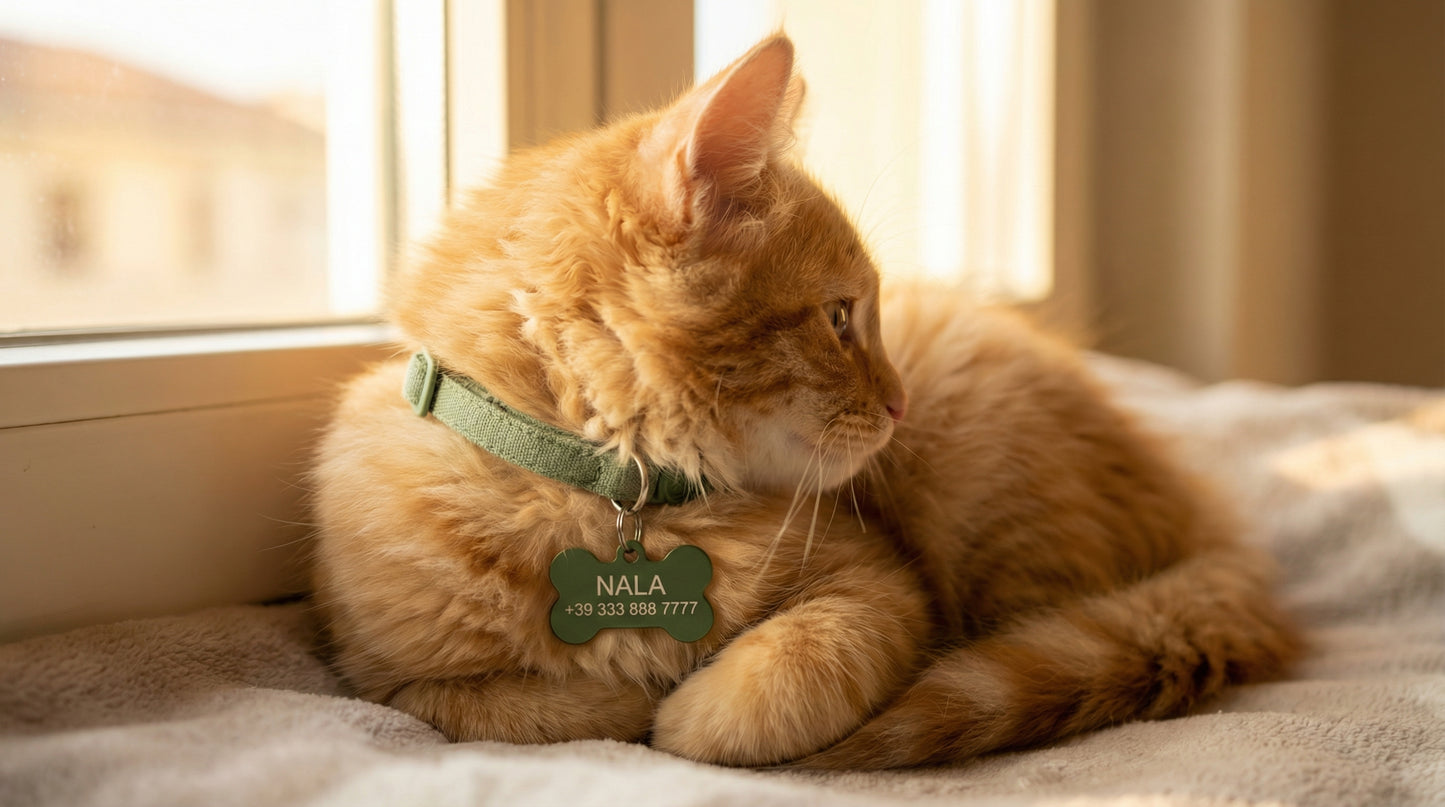 🐾Medaglietta Personalizzata per Cani e Animali – Alluminio Inciso