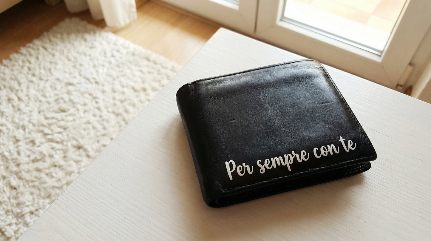 Portafoglio Papà Personalizzato con Dedica – Regalo Premium