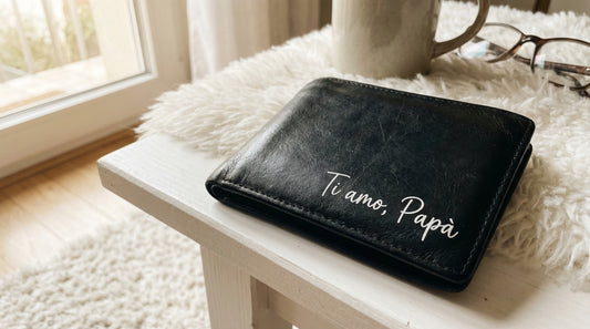 Portafoglio Papà Personalizzato con Dedica – Regalo Premium