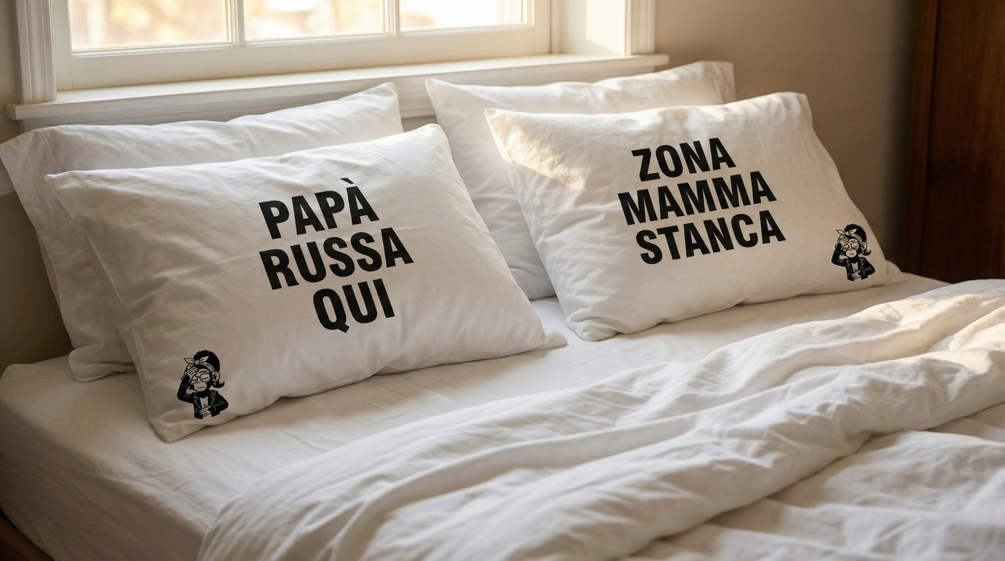 Set Federe Famiglia Coordinate 2 pezzi