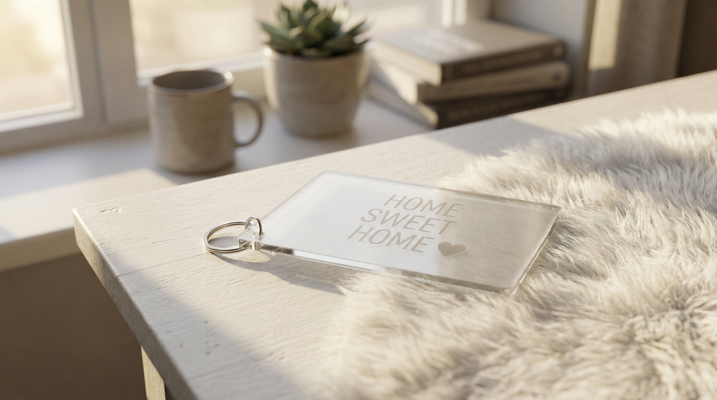 Portachiavi Plexiglass Inciso Personalizzato