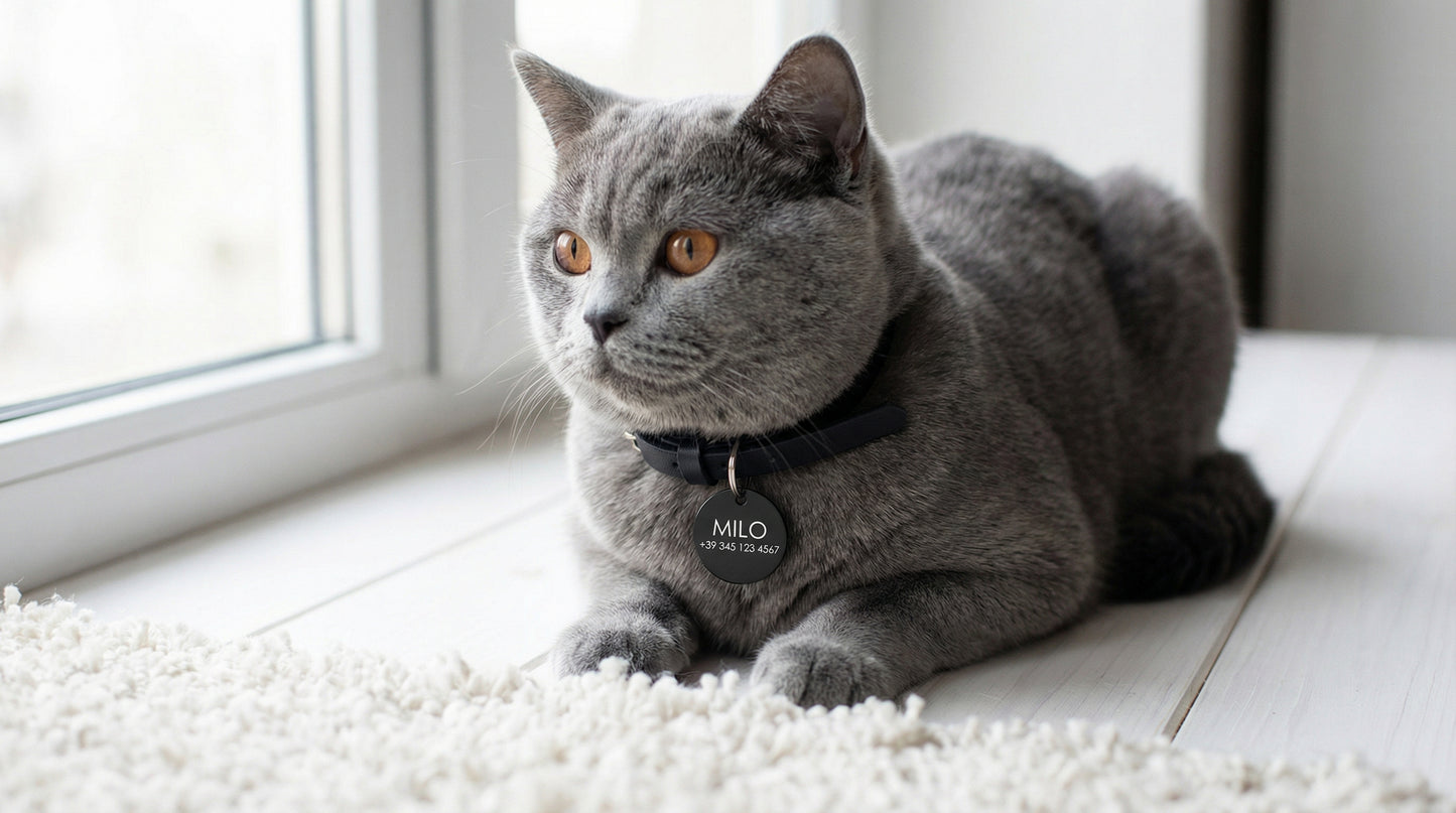 🐾Medaglietta Personalizzata per Cani e Animali – Alluminio Inciso