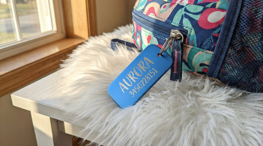 🔖 Tag Inciso Personalizzato in Alluminio Anodizzato
