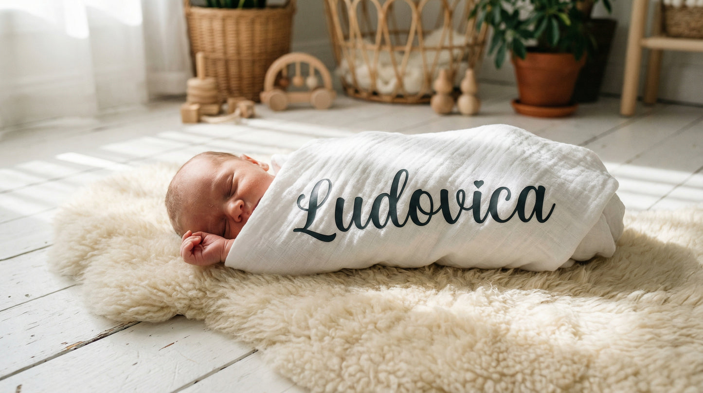 Swaddle personalizzata – il primo abbraccio