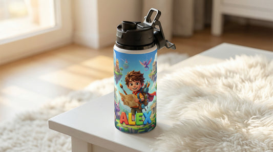 🦄 Borraccia con Grafica Personalizzata per Bambini