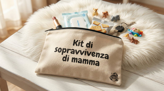 Pochette “Kit di Sopravvivenza di Mamma” personalizzata