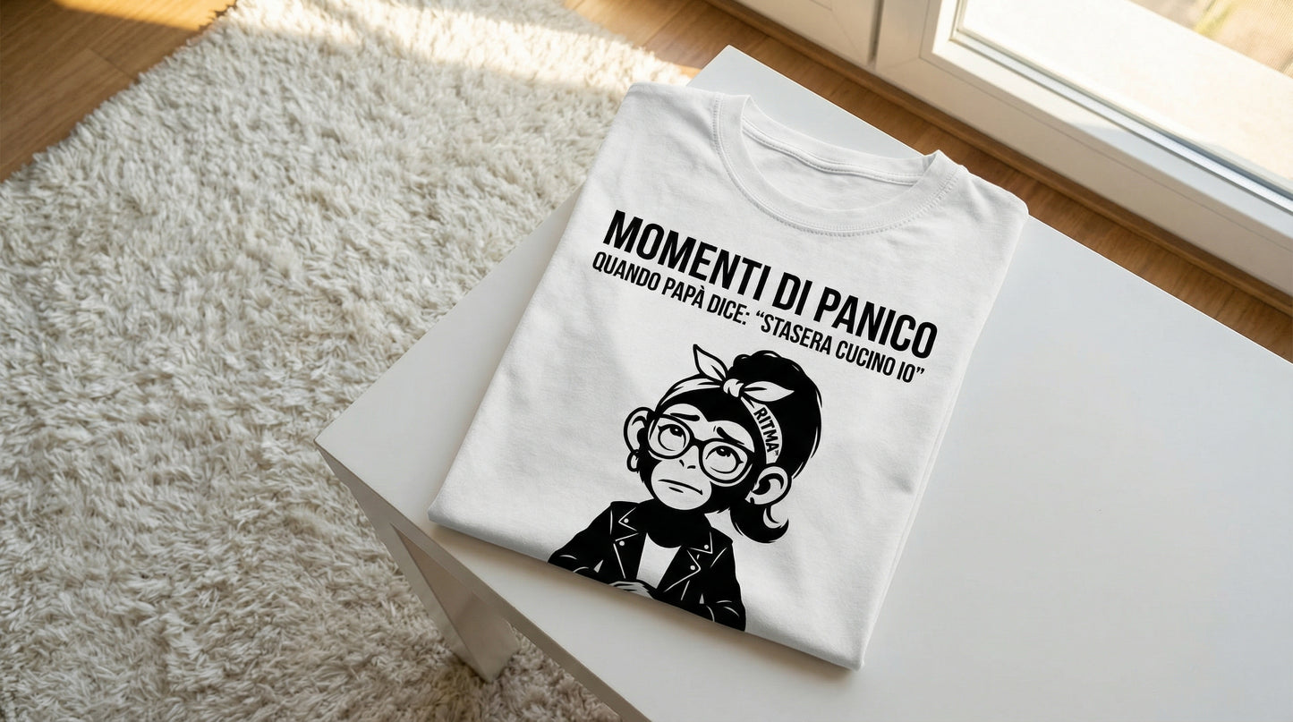 Maglietta Papà Ironica Personalizzata | T-shirt Divertente con Ritma | Regalo Festa del Papà