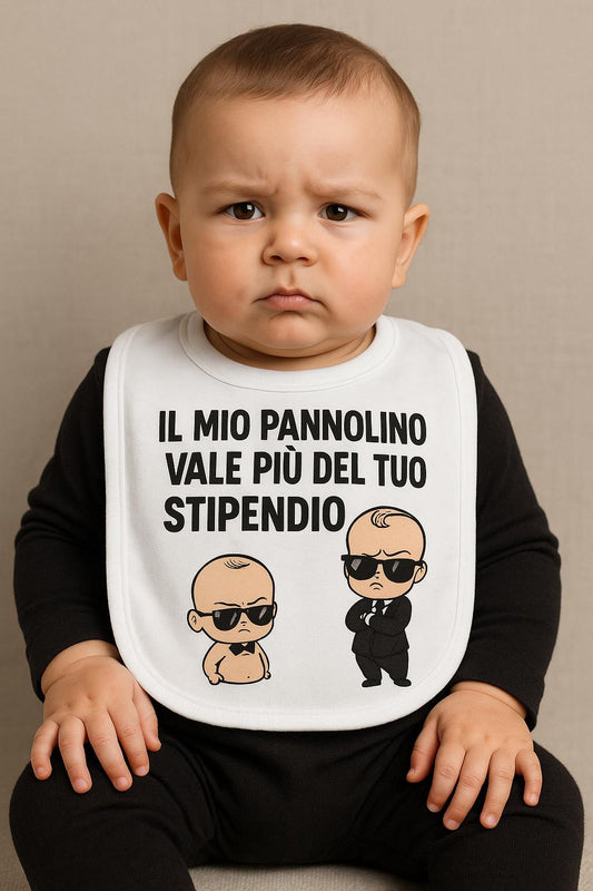Bavaglino Personalizzato (1 pz) – Frasi Ironiche