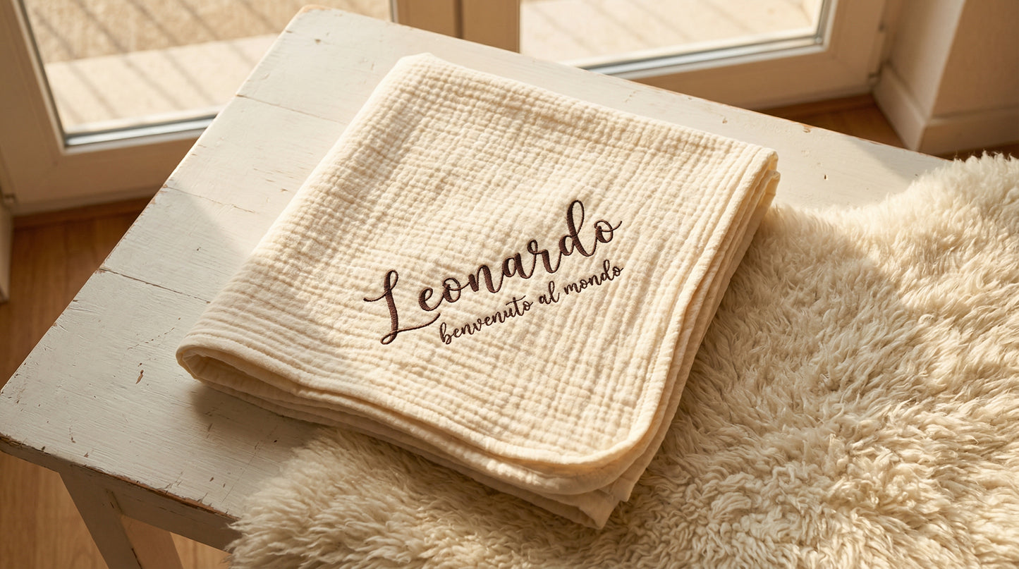 Swaddle personalizzata – il primo abbraccio
